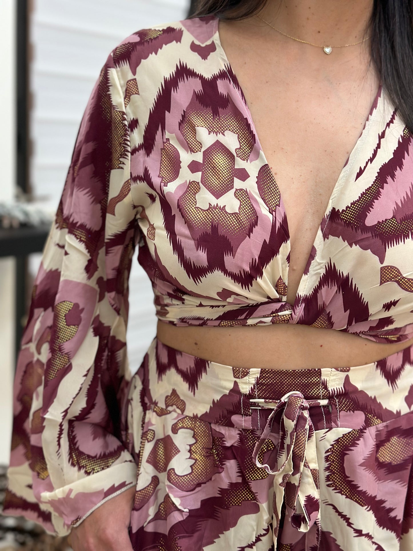 Boho Blossom Two-Piece Set