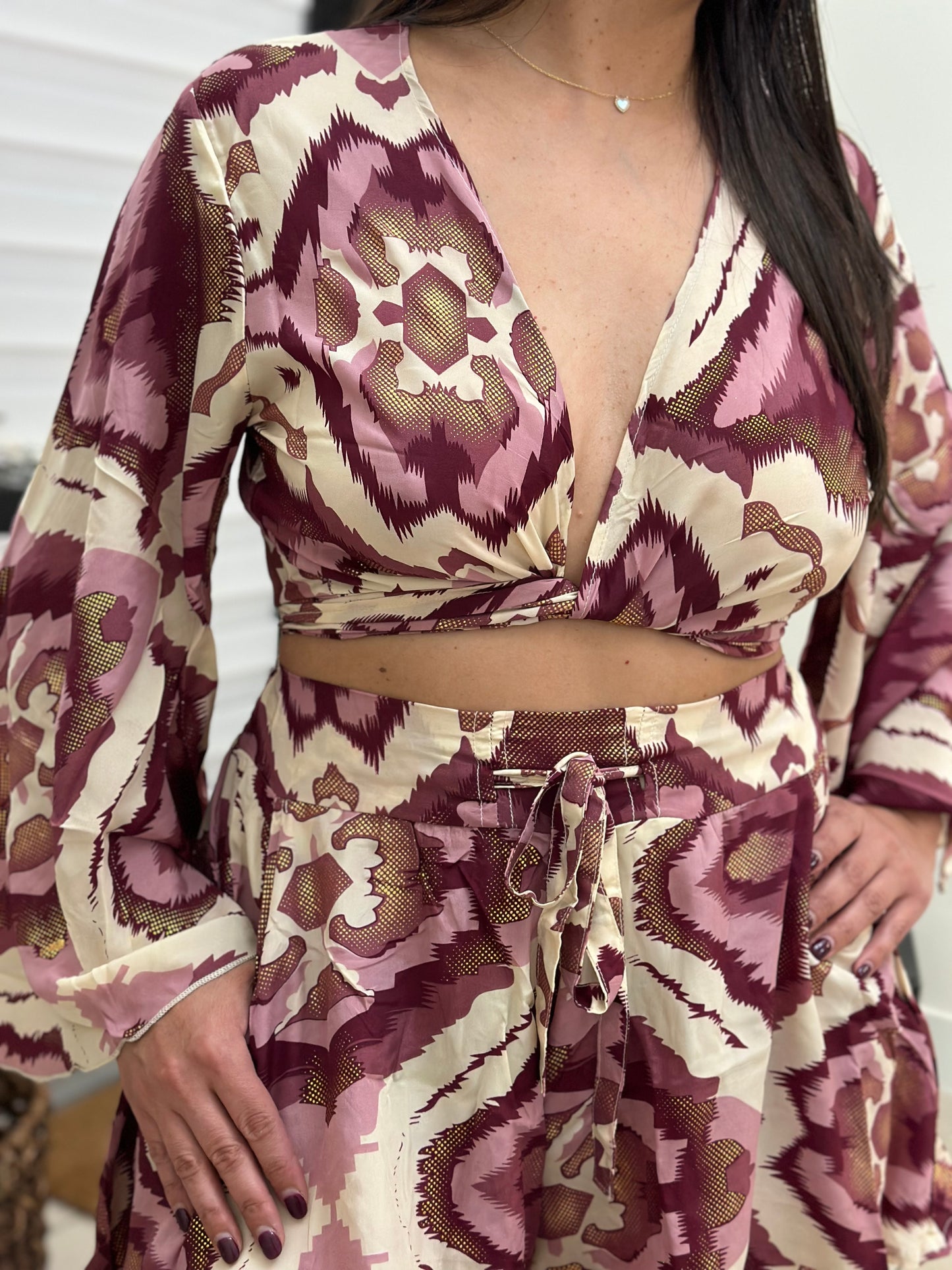 Boho Blossom Two-Piece Set